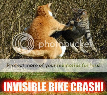 Invisible Bike Crash Pictures, Images and Photos